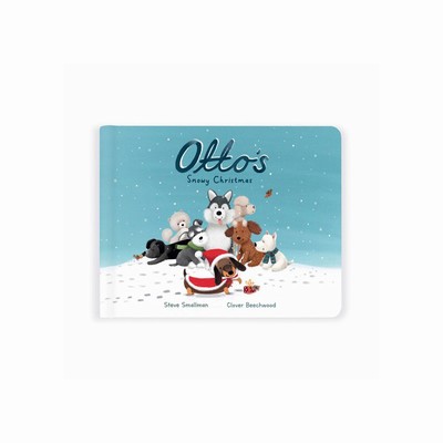 Jellycat Otto's Snowy Christmas and Winter Warmer Otto Sausage Dog New Zealand | WMOKN5980